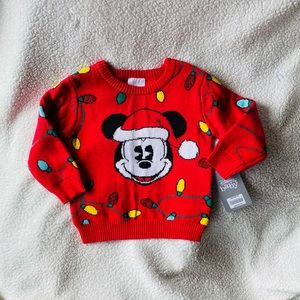 NWT Mickey Holiday Sweater by Disney
